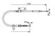 BOSCH Seilzug, Feststellbremse 1 987 482 153