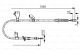 BOSCH Seilzug, Feststellbremse 1 987 482 271