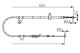 BOSCH Seilzug, Feststellbremse 1 987 482 299