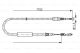 BOSCH Seilzug, Feststellbremse 1 987 482 310