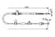 BOSCH Seilzug, Feststellbremse 1 987 482 360