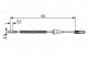 BOSCH Seilzug, Feststellbremse 1 987 482 449