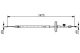BOSCH Seilzug, Feststellbremse 1 987 482 505