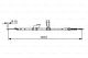 BOSCH Seilzug, Feststellbremse 1 987 482 616