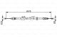 BOSCH Seilzug, Feststellbremse 1 987 482 706