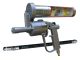 Lube-Shuttle® Einhand-Druckluft-Fettpresse DF-LS mit Gummipanzerschlauch RH-30C M10x1