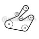 CONTINENTAL CTAM Keilrippenriemensatz 6PK1468K1