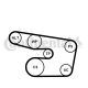 CONTINENTAL CTAM Keilrippenriemensatz 6PK1873K3