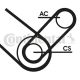 CONTINENTAL CTAM Keilrippenriemensatz 4PK874 ELAST T1