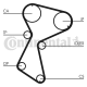 CONTINENTAL CTAM Zahnriemensatz CT604K1