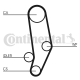 CONTINENTAL CTAM Wasserpumpe + Zahnriemensatz CT704WP1