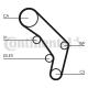 CONTINENTAL CTAM Zahnriemensatz CT755K1
