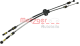 METZGER Seilzug, Schaltgetriebe 3150127