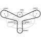 GATES Zahnriemen 5624XS