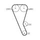 GATES Zahnriemen T372HOB