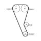 GATES Zahnriemen T368HOB