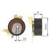 GATES Spannrolle, Zahnriemen T43022