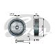 GATES Riemenscheibe, Kurbelwelle TVD1008A