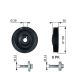 GATES Riemenscheibe, Kurbelwelle TVD1126A