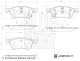 BLUE PRINT Bremsbelagsatz, Scheibenbremse ADBP420121