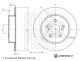 BLUE PRINT Bremsscheibe ADBP430131