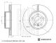BLUE PRINT Bremsscheibe ADBP430164