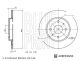 BLUE PRINT Bremsscheibe ADBP430260