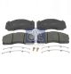 DT Spare Parts Bremsbelagsatz, Scheibenbremse 2.94071