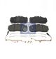 DT Spare Parts Bremsbelagsatz, Scheibenbremse 6.95101