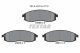 TEXTAR Bremsbelagsatz, Scheibenbremse 2308601