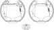 TEXTAR Bremsbackensatz 84033002