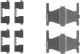 TEXTAR Zubehörsatz, Scheibenbremsbelag 82057800