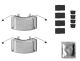 TEXTAR Zubehörsatz, Bremssattel 82544400