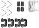 TEXTAR Zubehörsatz, Scheibenbremsbelag 82560800