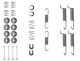 TEXTAR Zubehörsatz, Feststellbremsbacken 97012701