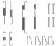 TEXTAR Zubehörsatz, Bremsbacken 97049500