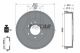 TEXTAR Bremstrommel 94035400
