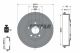 TEXTAR Bremstrommel 94039600