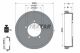 TEXTAR Bremstrommel 94041000