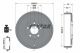 TEXTAR Bremstrommel 94045300