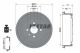 TEXTAR Bremstrommel 94048400