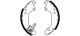 TEXTAR Bremsbackensatz 91030301