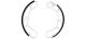 TEXTAR Bremsbackensatz 91034000