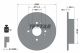 TEXTAR Bremsscheibe 92081700