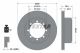 TEXTAR Bremsscheibe 93117600