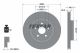 TEXTAR Bremsscheibe 92333503