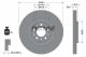 TEXTAR Bremsscheibe 92351103
