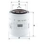 MANN-FILTER Kraftstofffilter WK 10 020