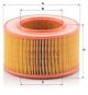 MANN-FILTER Luftfilter C 1996