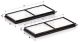MANN-FILTER Filter, Innenraumluft CU 23 001-2